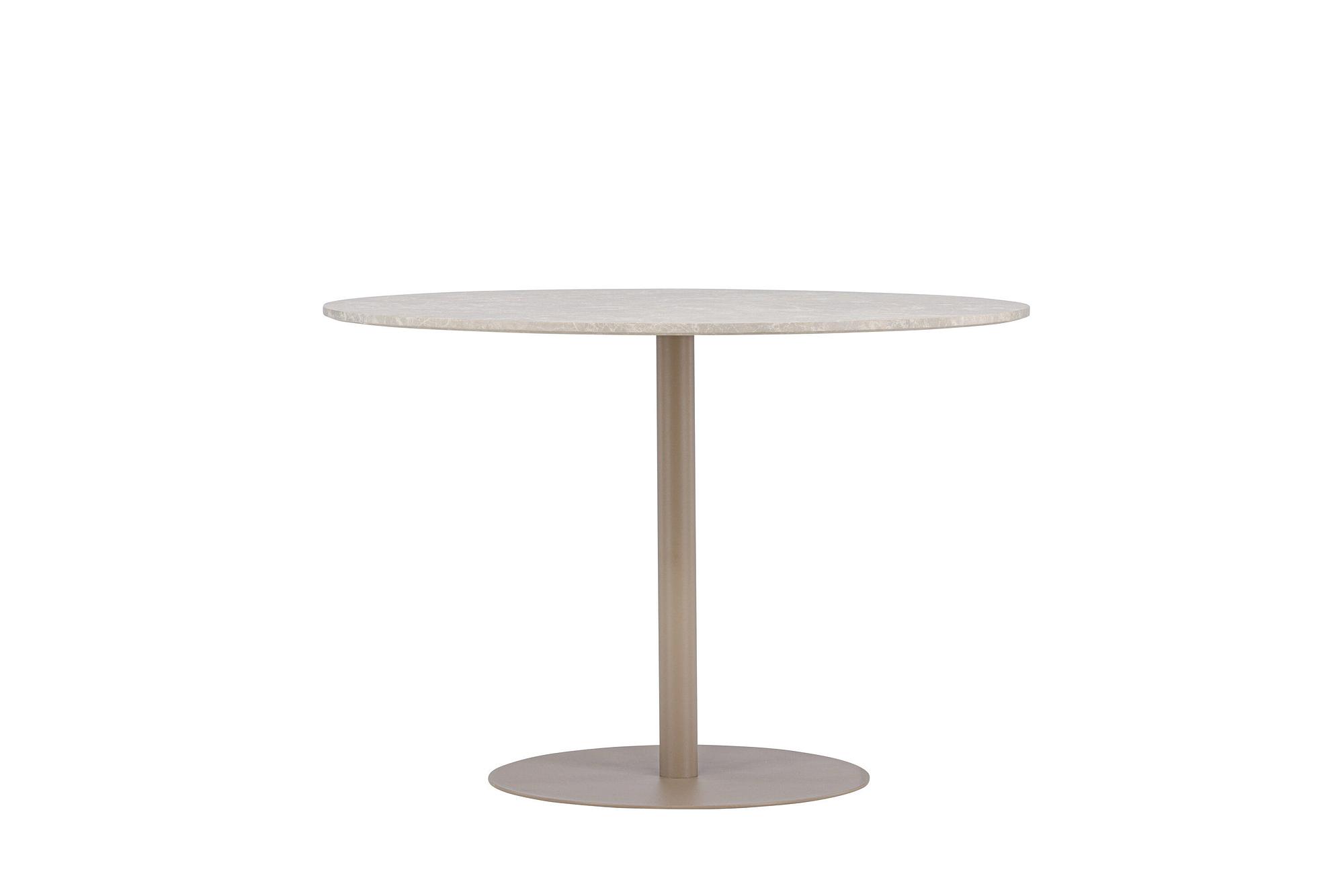 Lycke Esstisch  Marmoroptik Beige ⌀110cm 7