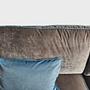 Sofa 2-Sitzer Samt Taupe 2