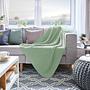 Strickdecke Viby Polyester 130 x 170 cm Mintgrün 2