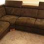 Sofa Récamiere Links Kunstleder Braun 2