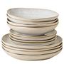 Eivissa Typ B Tafelservice 12-Teilig Keramik Beige 0