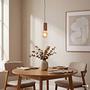 Eluno Pendant Light Solid Pine Iron 1-light 2