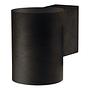 Wandleuchte Tin Maxi Double Aluminium Schwarz 0