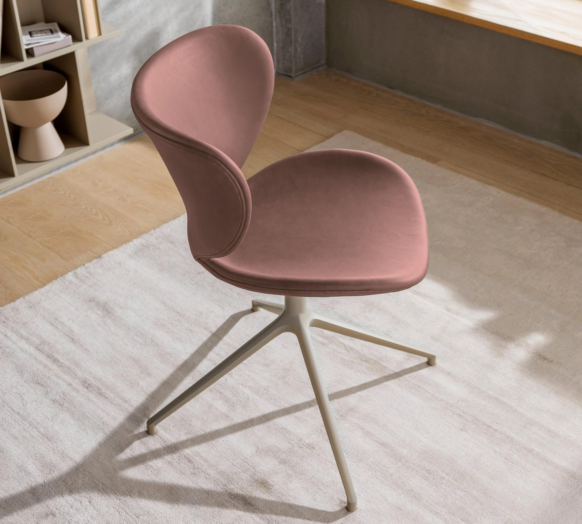 Hamilton Stuhl Drehbar Ravello-Stoff Altrosa 0