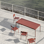 Balcony Tisch rechteckig Rot 6