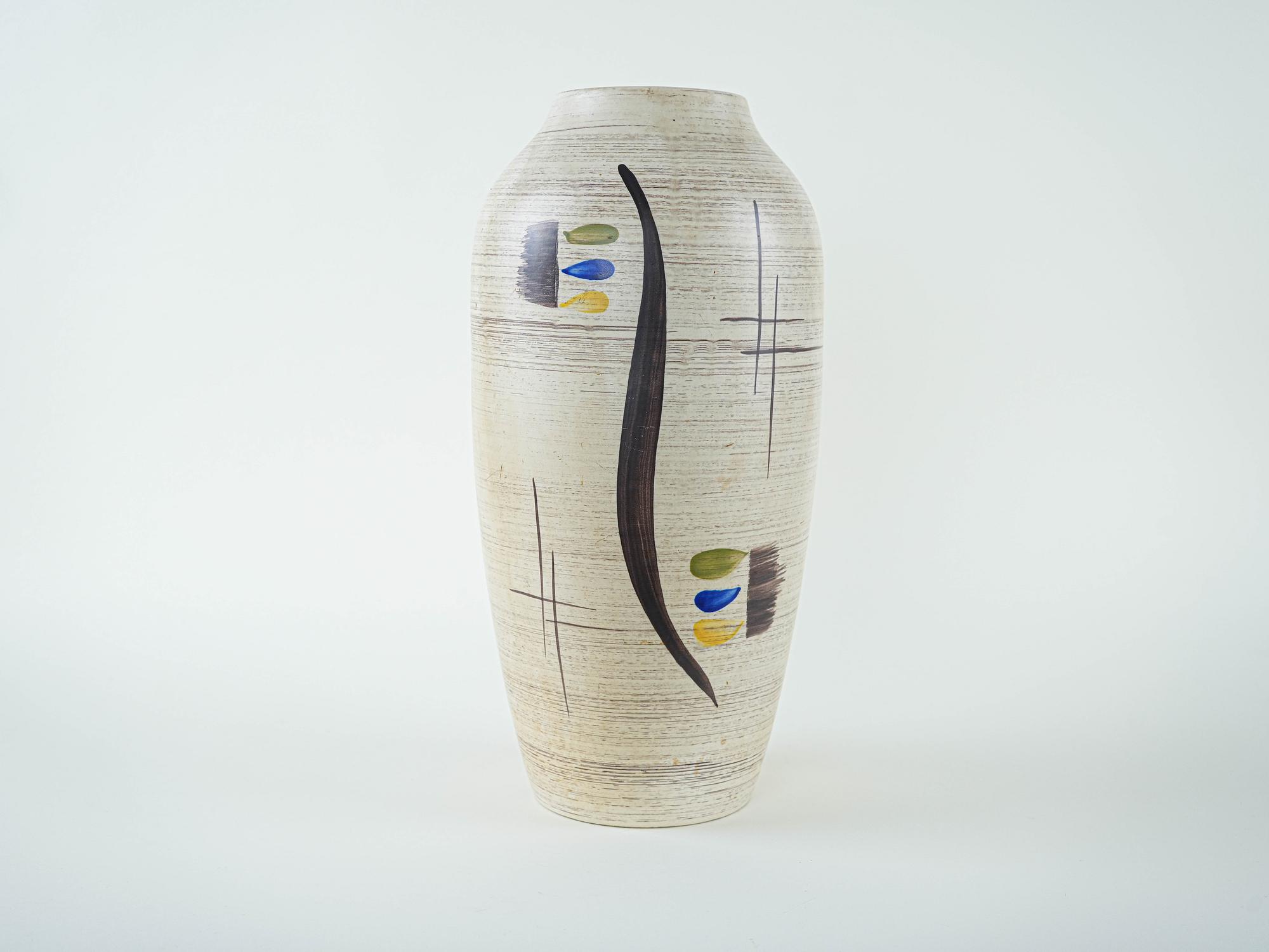 Ceramic vase 1970s 1