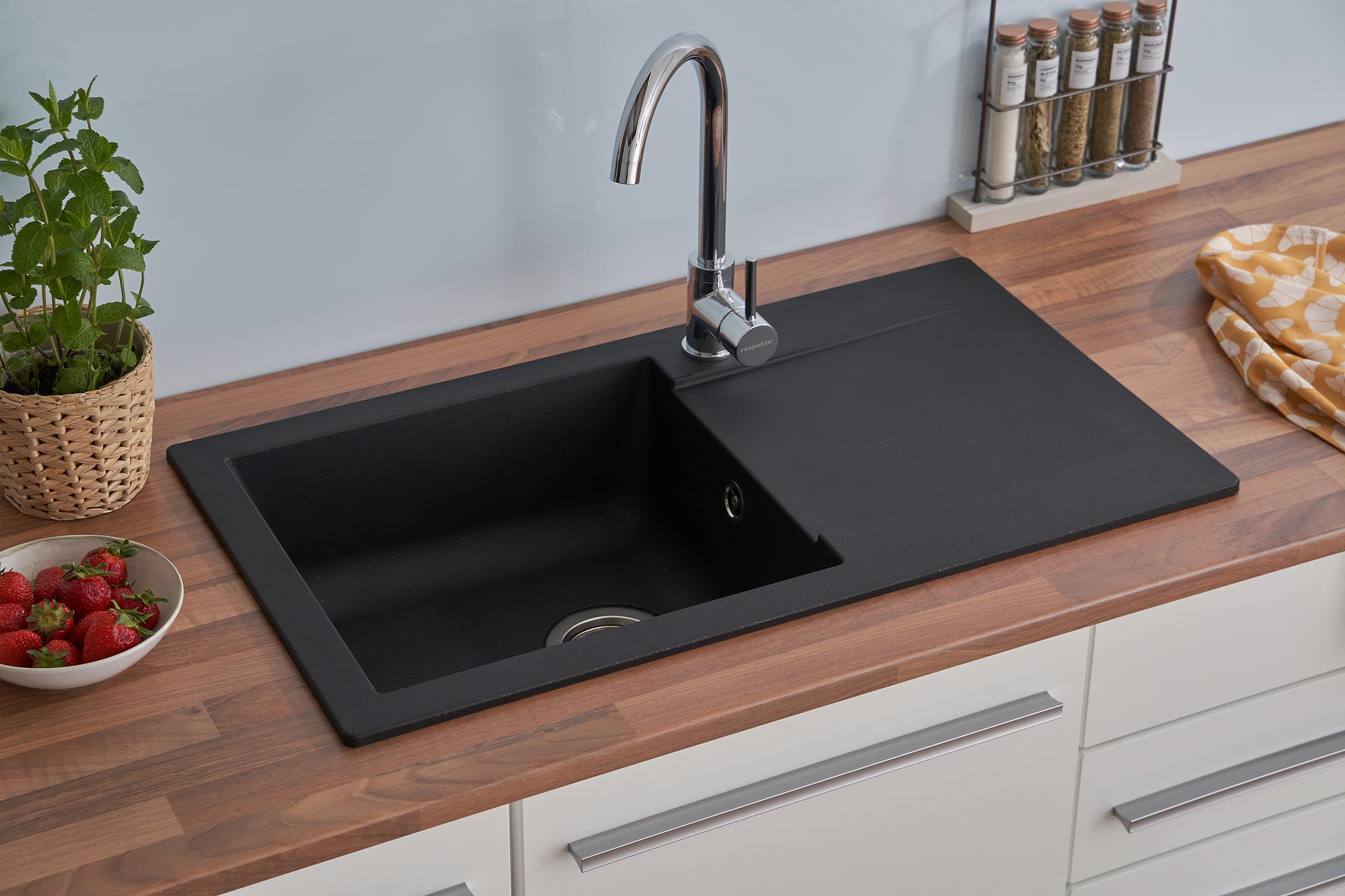 Denver Variant B Kitchen Sink Black 4
