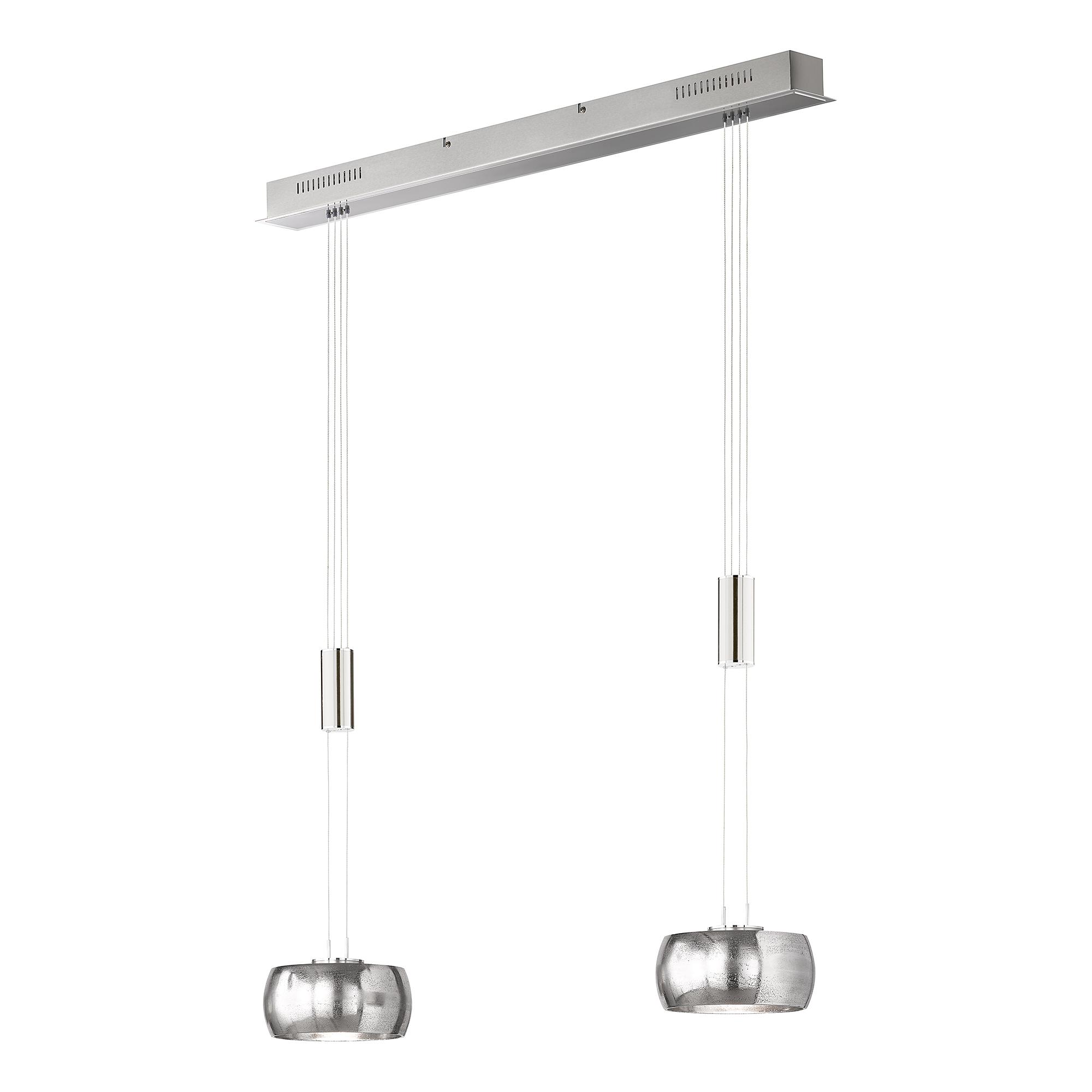 LED-Pendelleuchte Colette Eisen Chrom 0