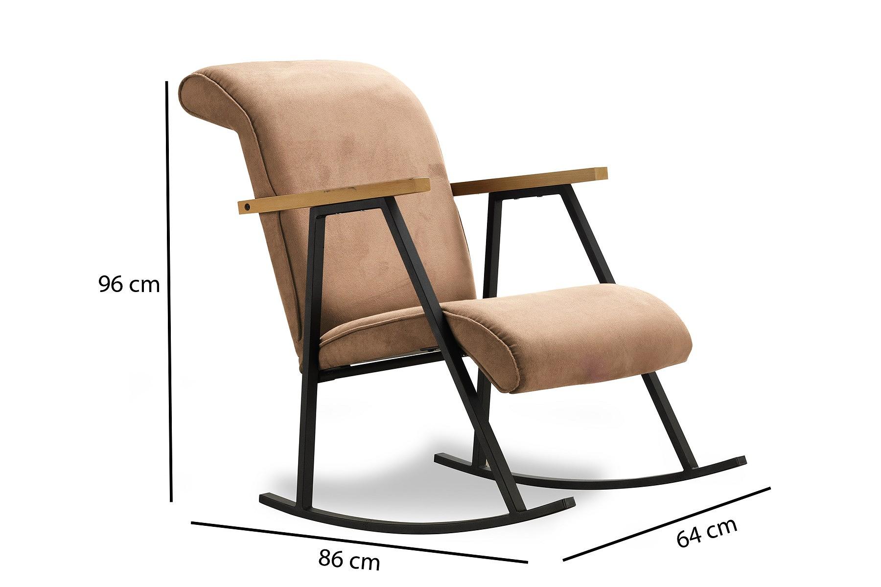 Yoka armchair Light brown 4