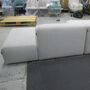 Pyllow Sofa 1-Sitzer Récamiere Strukturgewebe Kiesgrau 8