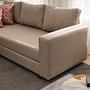 Aly  Schlafsofa Récamiere Links Baumwolle Beige 2