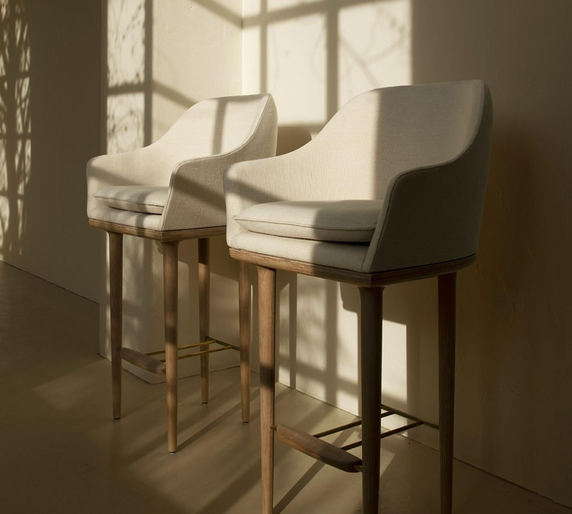 Lunar SH750 Sgabello da bar Pelle Bellagio Nero 1