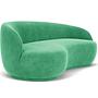 Rose Sofa 2,5-Sitzer Links Moss Grass Green 2