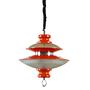 Hanging lamp Metal Orange 1970s 0