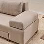 Perenna Sofa 3-Sitzer Leinen Creme 2