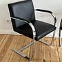 2x Knoll Brno Cantilever Chair Black 1