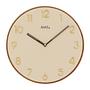 Wanduhr Paqueta Quarz Beige 0