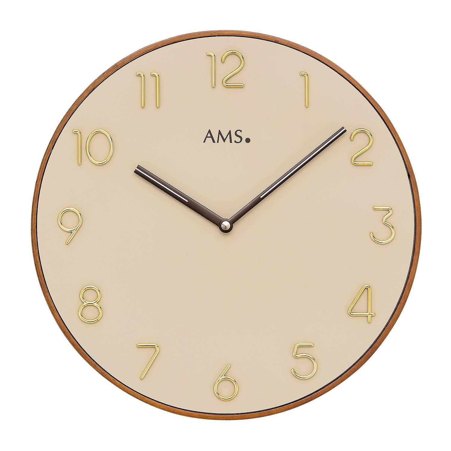 Wanduhr Paqueta Quarz Beige 0