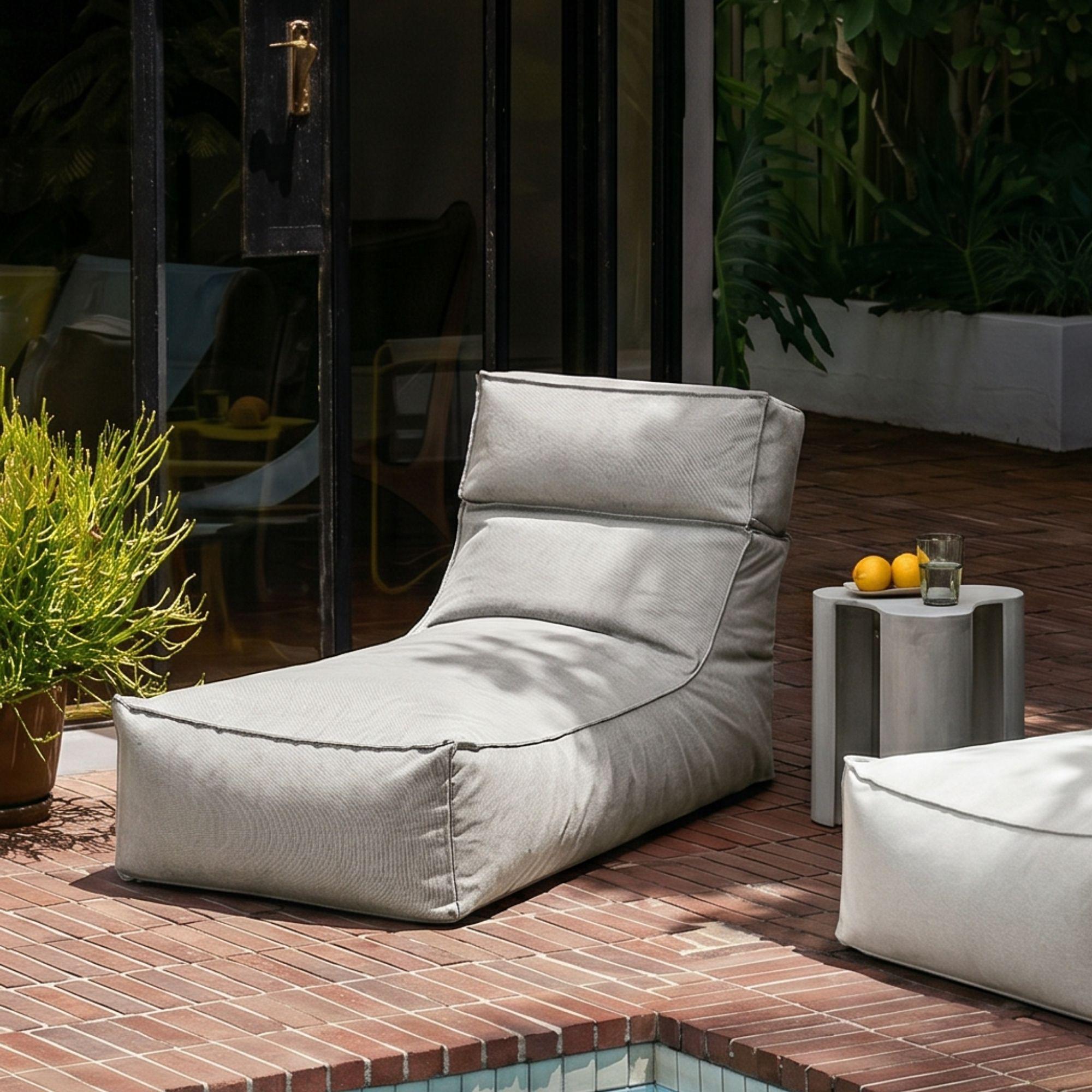 STAY Outdoor-Lounger Stone 80 x 150 cm 62038 0