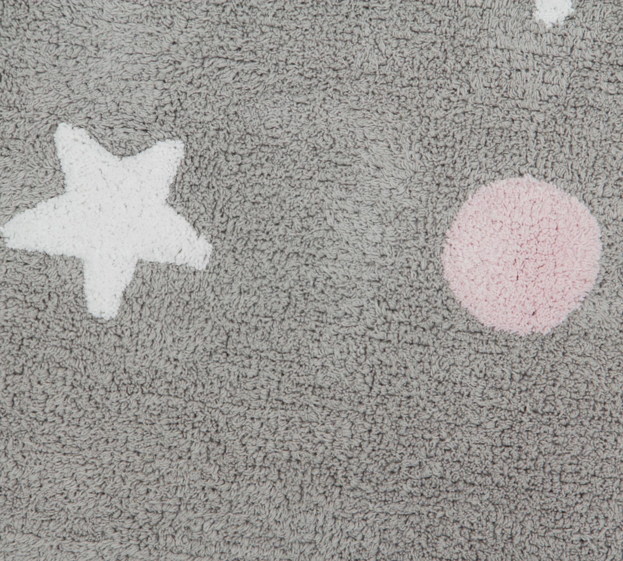 Teppich Baumwolle Grau 120x160 cm 1