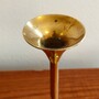 Vintage Kerzenhalter Messing Gold 3