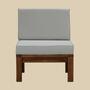 Loungesessel Akazie Massiv Taupe 1