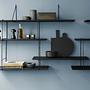 Link Duo Scaffale a parete Legno Acciaio Nero 0