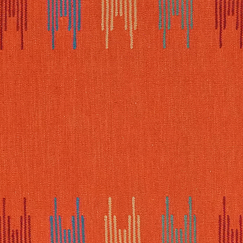 Kilim Gashgai Teppich Wolle Orange 2