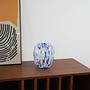 Glass vase 1970s 1