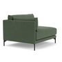 Vincent 1-Sitzer Eckmodul Links Cura Dark Green 2