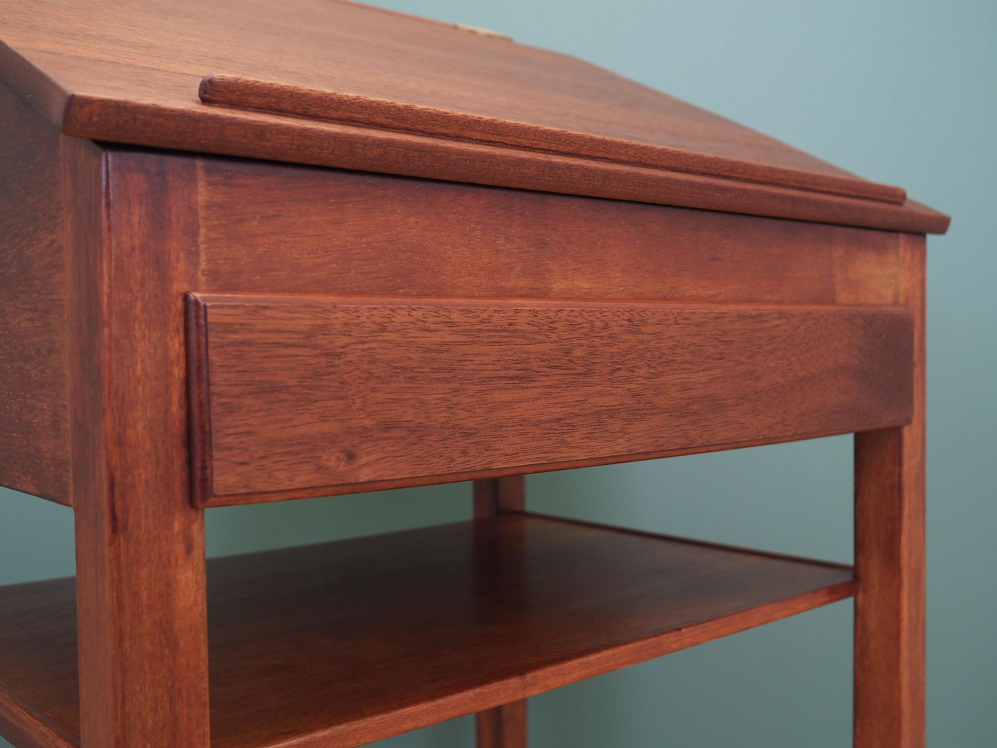 Mahogany Secretary 1960s 10