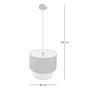 Le Tech IV Pendant Lamp Paper Iron 1-bulb 4