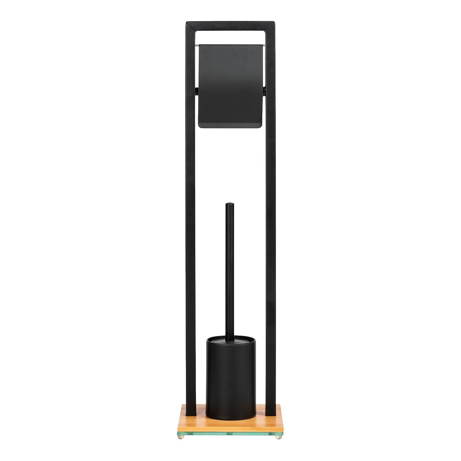 Stand WC-Garnitur Bambusa Schwarz 3