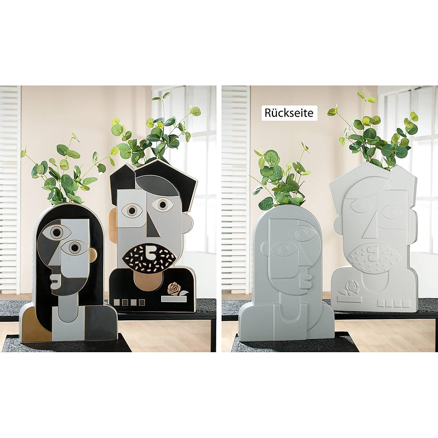 Picasso Vase Keramik Weiß 2