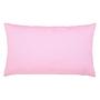 Kissen Juno Baumwollmischgewebe Rosa 50 x 30 cm 0