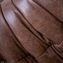 Togo Sofa 3-seater Pull-Up Leather Walnut Brown 8