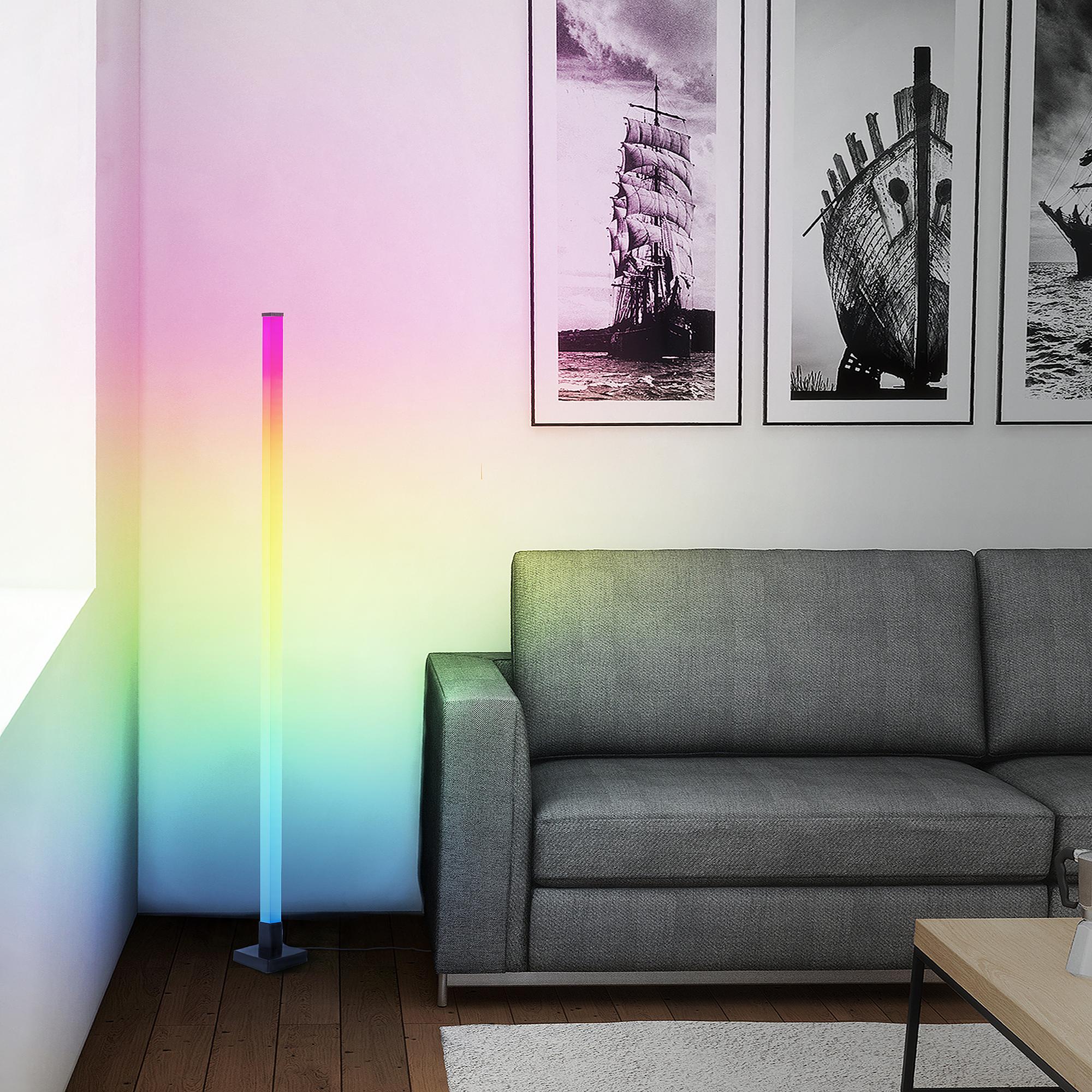 1-Flammig Neele LED-Stehleuchte Schwarz 2