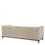 Sofa Textil Holz Taupe 4