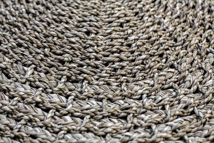 Malibu Fußmatte Raffia Seegras ø100cm 1
