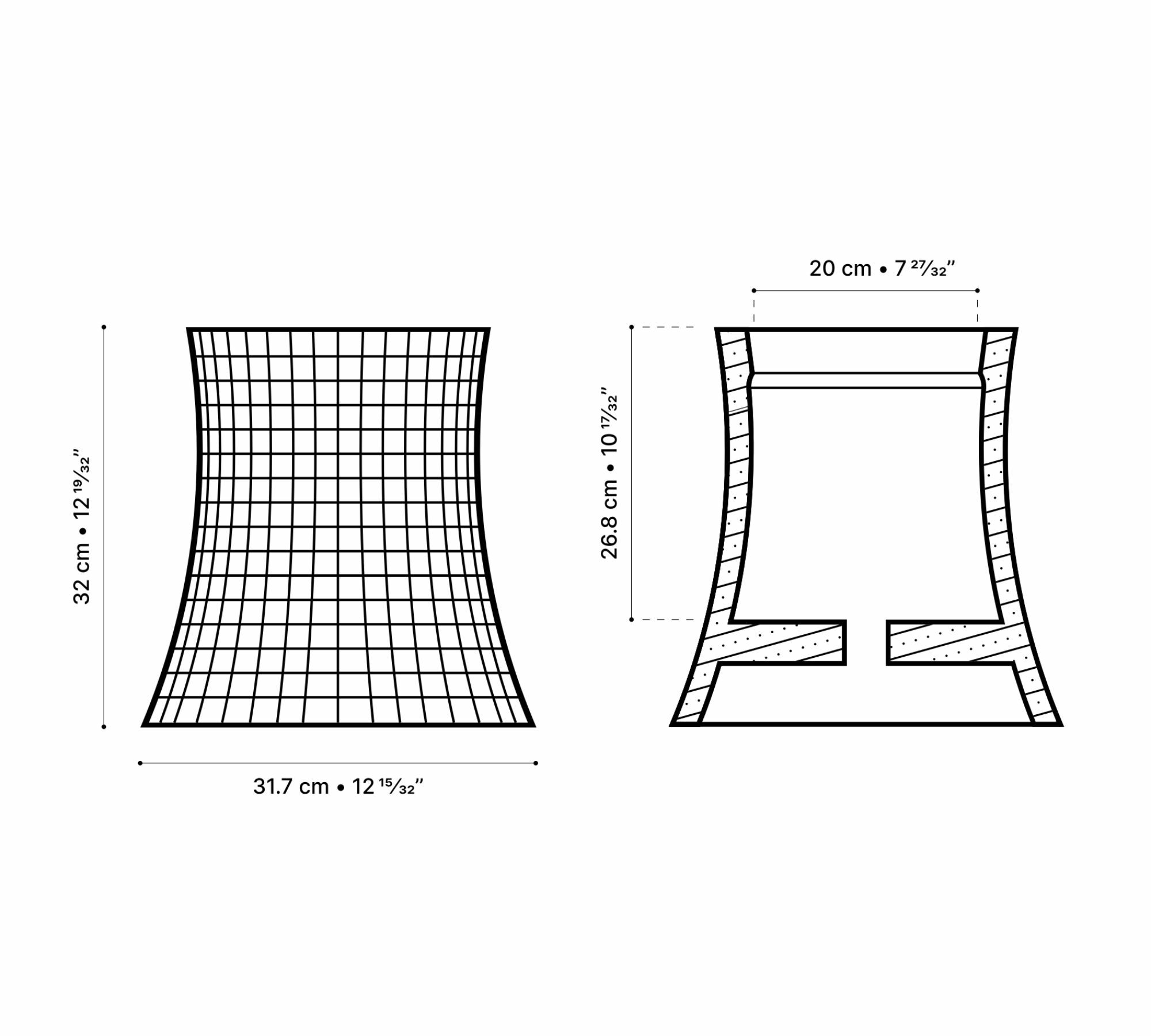 Nuclear Plant 320 Pflanztopf Faserbeton 32 cm 7
