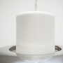 Vintage pendant lamp metal white 1970s 2