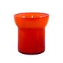 Glass Vase Red 1970s 0