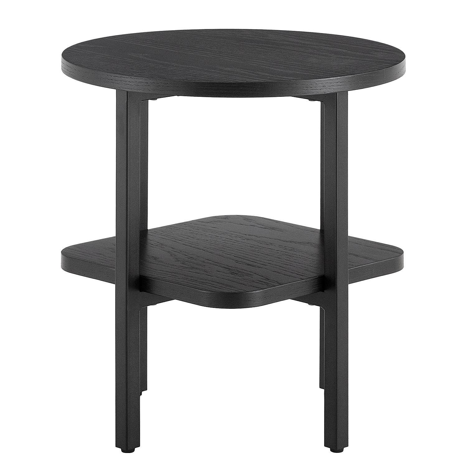 Beistelltisch ISAGO Metall Eiche Schwarz 1