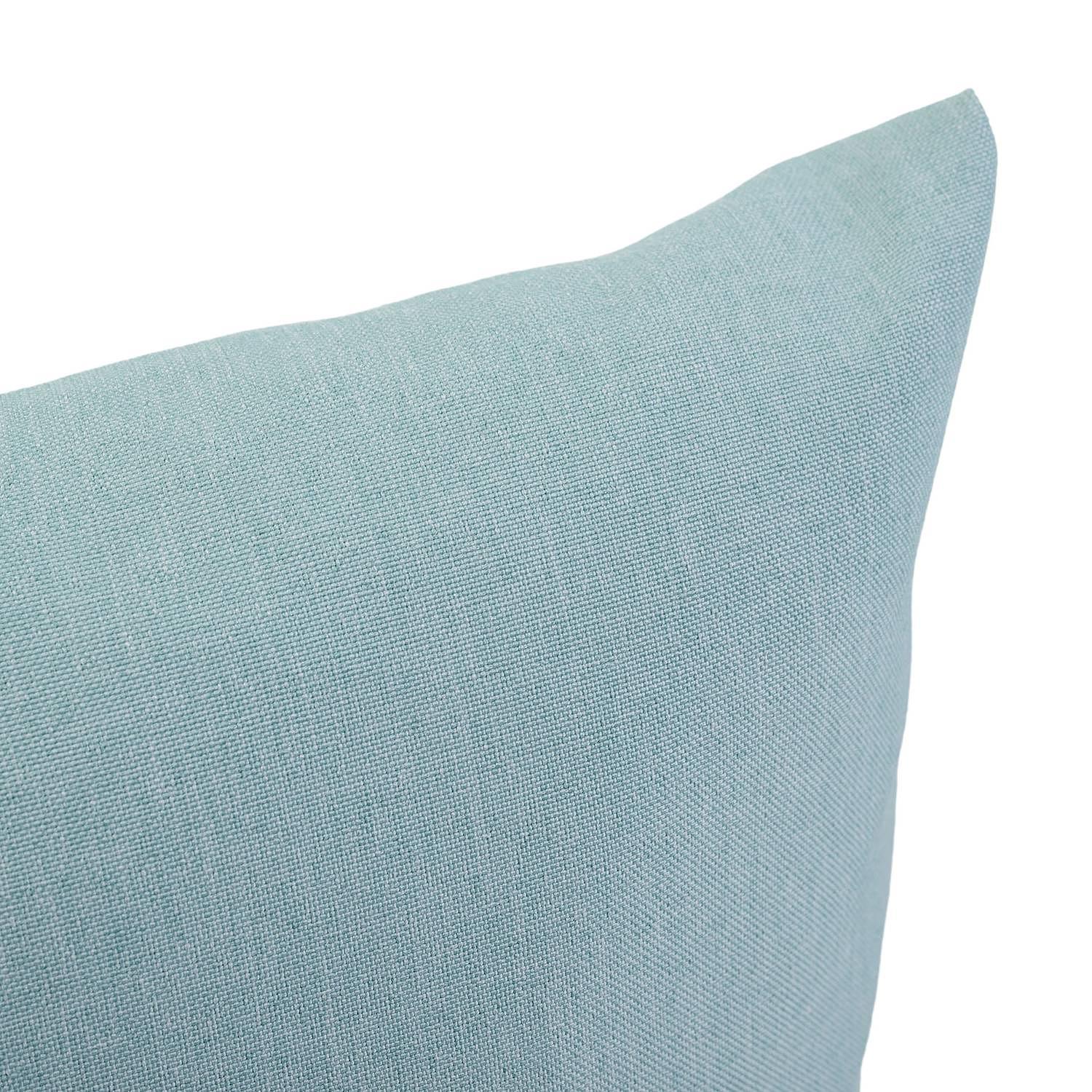 2x Milan Cushion Cover Synthetic Fibre Baby Blue 40 x 40 cm 1