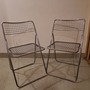 2x Vintage Klappstuhl Niels Gammelgaard Chrom 0