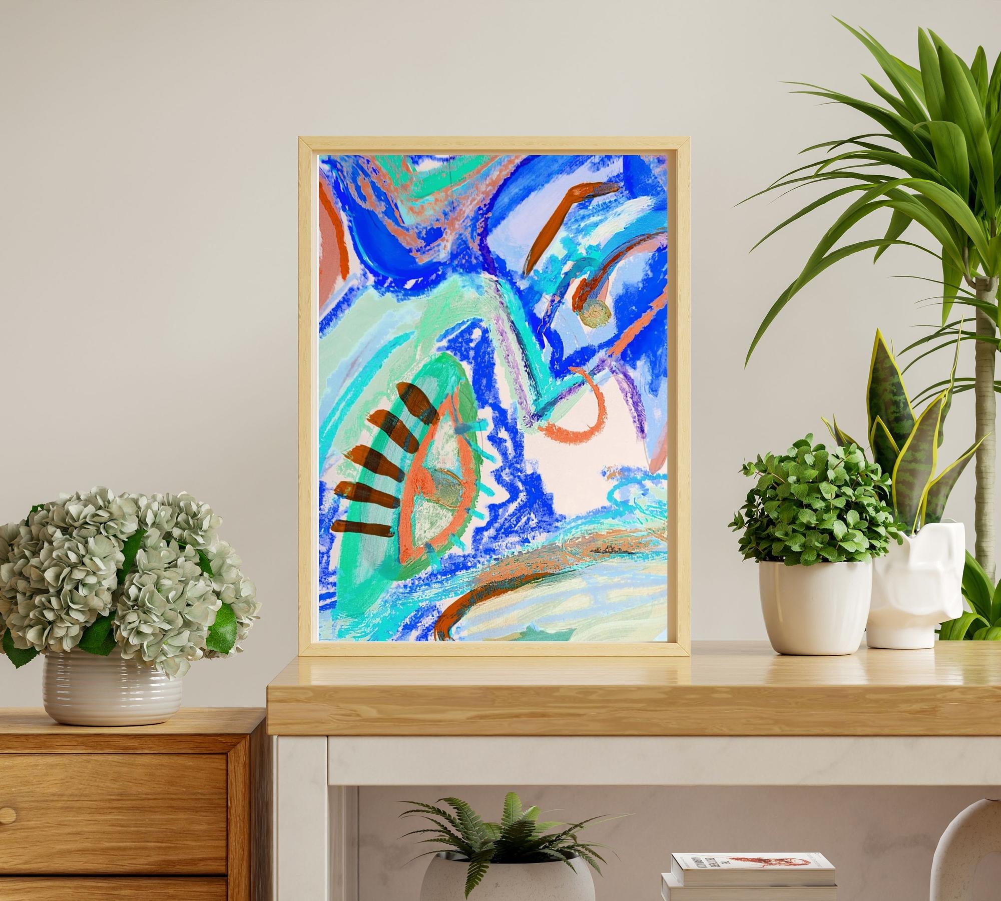 A Real Woman Art Print Multicolored 0