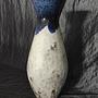 Vintage 432/40 Vase Keramik Blau  2