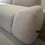 3-Seater Sofa Bouclé Cream 3