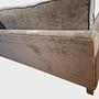 Sofa 2-Sitzer Samt Taupe 3