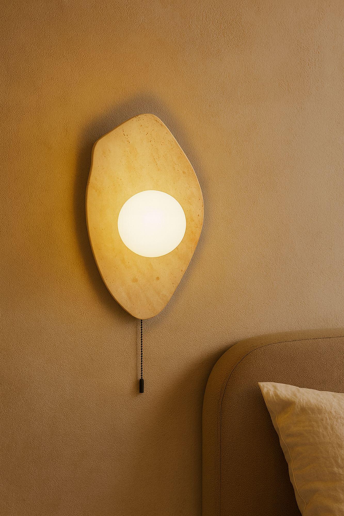 Similar Wall Lamp Travertine White 0